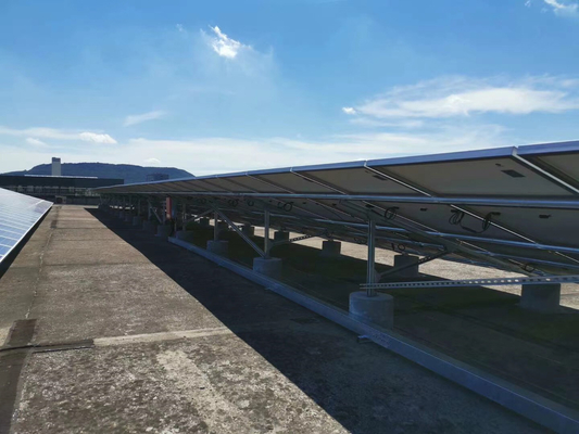 HDGの鋼鉄は太陽取付けシステム光起電平屋根のラッキングをBallasted